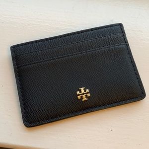 Emerson Slim Card Case Wallet - Tory Burch Navy